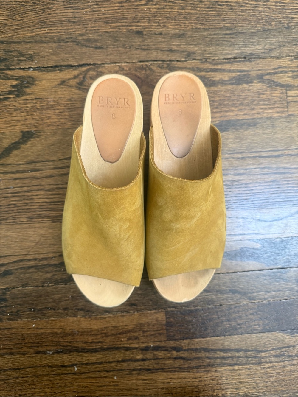 Bryr Norma clogs in fennel - Picture 2 of 5